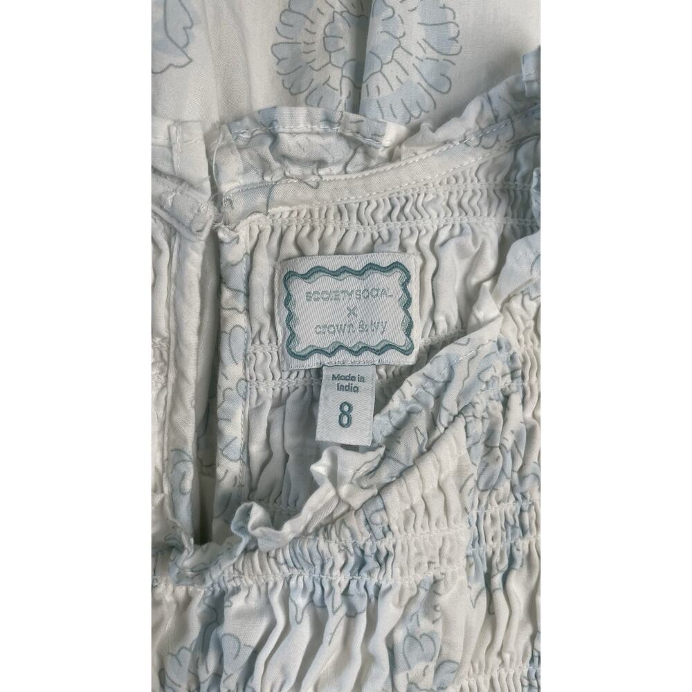 Society Social x Crown & Ivy The Newport Dress Smocked Coastal Chic Cottage 8 - Picture 9 of 13